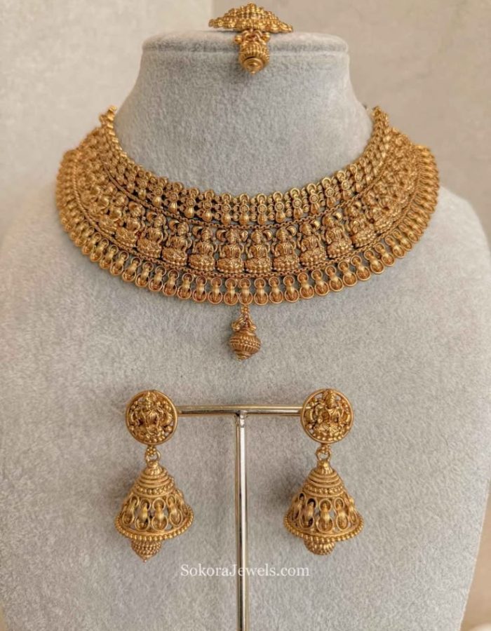 Rajmahal Temple Bridal Choker Set